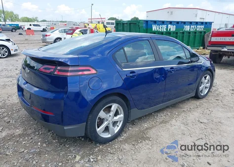 2013 Chevrolet Volt из США, поврежденный, VIN 1G1RA6E47DU129086